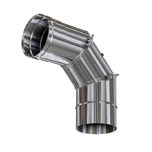 Коліно 0-90°, нержавіюча сталь Коліно 0-90°, нержавіюча сталь