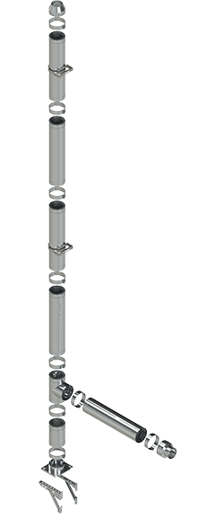 Дымоходная система 1 / газовый котел