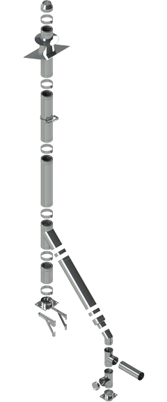 Димохідна система тип 10 / піч