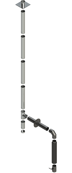 Димохідна система тип 6 / піч