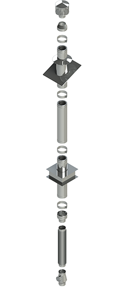 Димохідна система тип 8 / піч